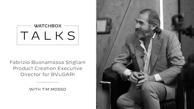 Bulgari Design Director, Fabrizio Buo...