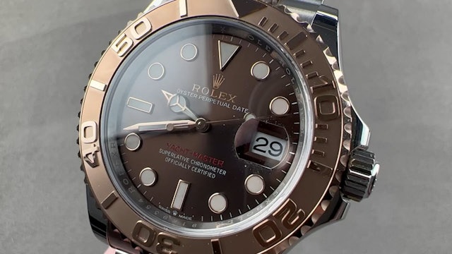 Rolex Yacht-Master 40mm Chocolate Dial Oyster Bracelet 126621