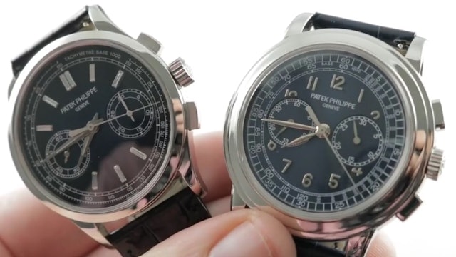Patek Philippe 5070P vs 5170P Chronograph Watch Review