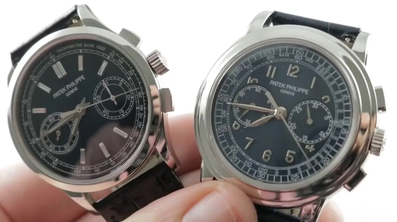 Patek Philippe 5070P vs 5170P Chronograph Watch Review - Versus - The ...