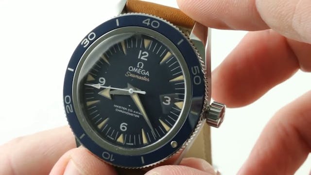 Omega Seamaster 300M Blue Titanium Ma...