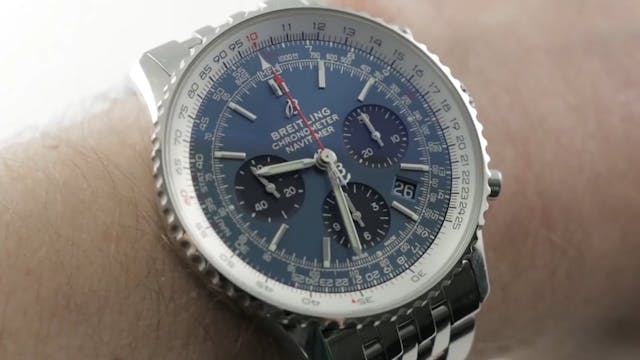 Breitling Navitimer 1 B01 Blue Dial (...