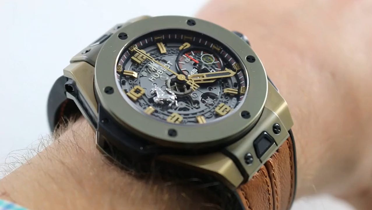Hublot Big Bang Ferrari Magic Gold Limited Edition 401.MX.0123.VR Hublot Reviews The 1916 Company Studios