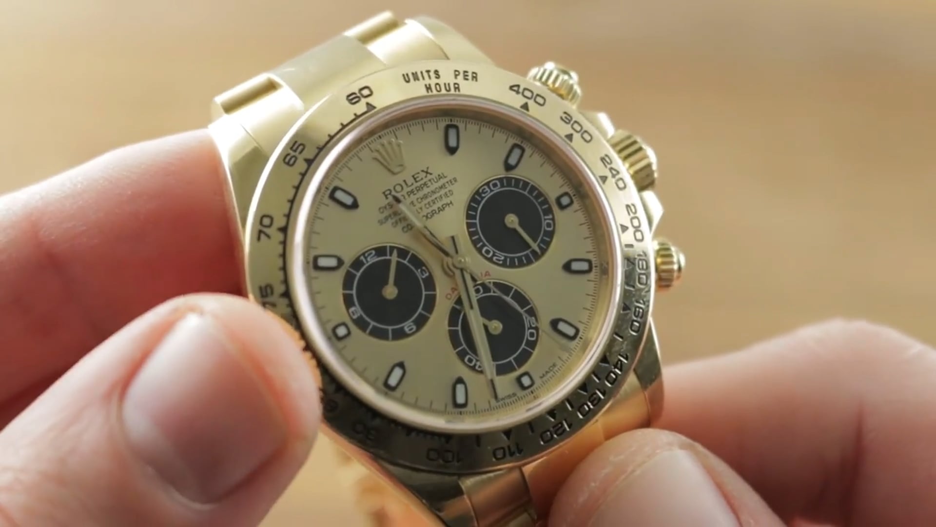 Rolex Daytona Yellow Gold