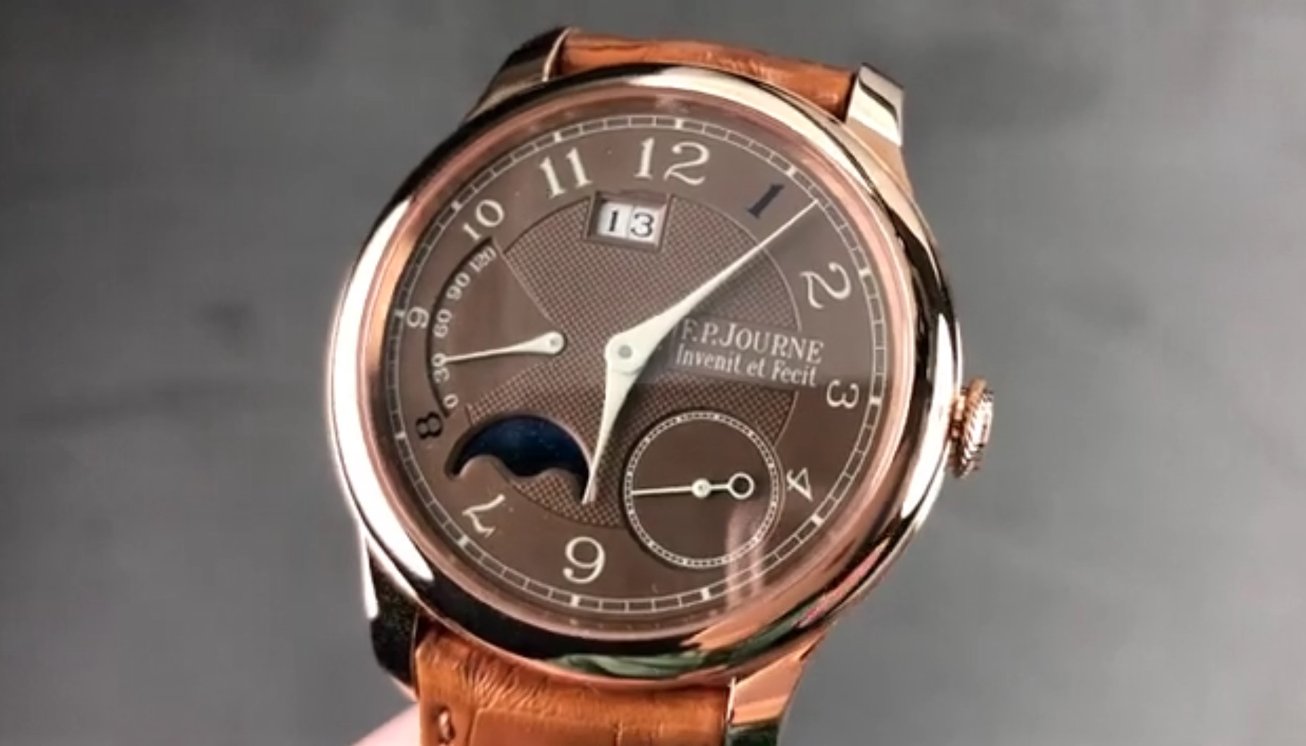 F.P. Journe Octa Lune Havana "Piece Unique" Rose Gold Review 