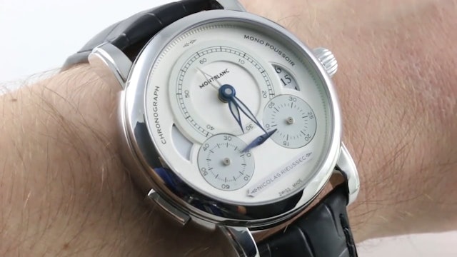 Montblanc Rieussec GMT Chronograph 111012 Homage To Nicolas Rieussec Ltd. Ed.