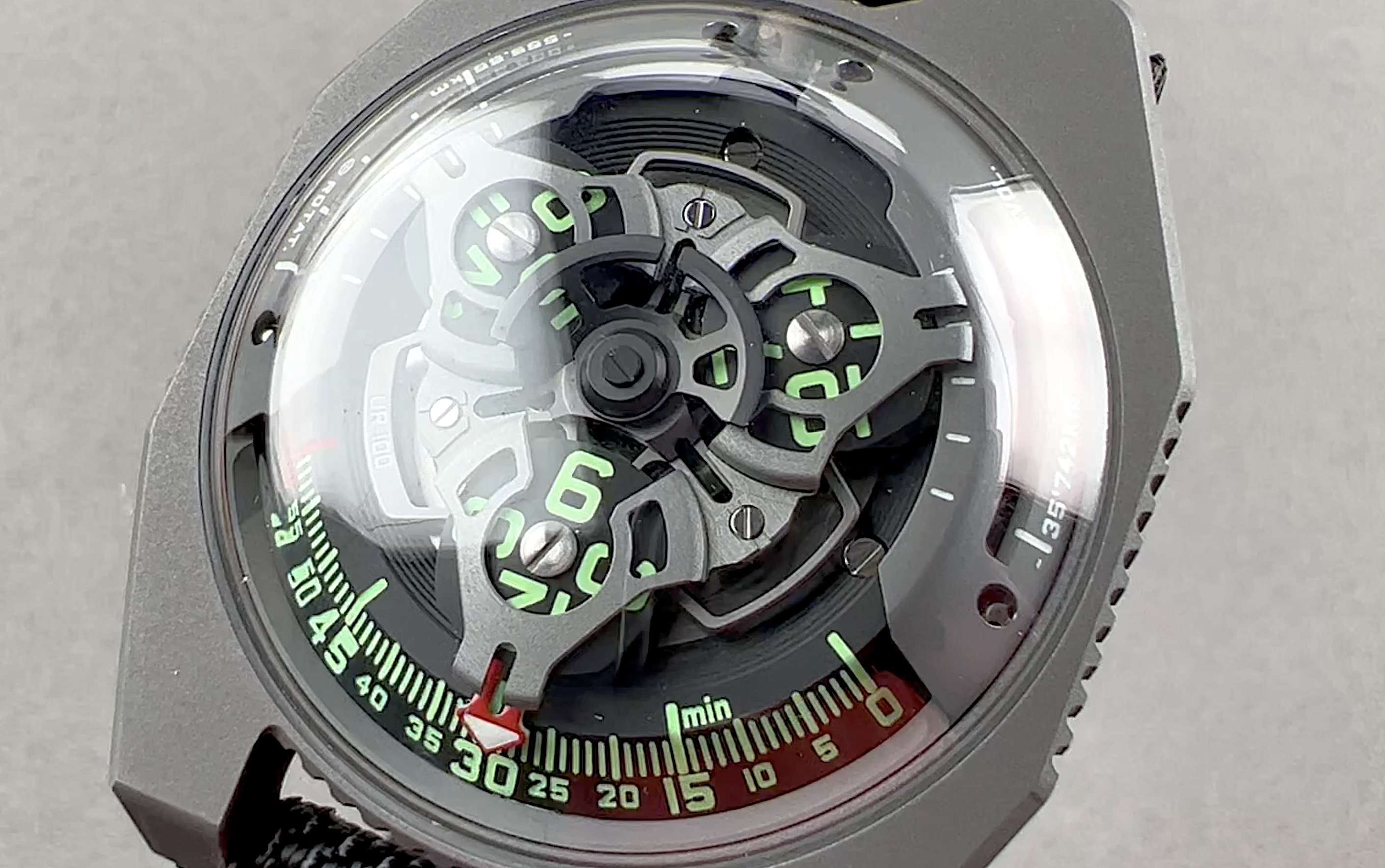 Urwerk UR-100 Limited Edition SpaceTime Gunmetal