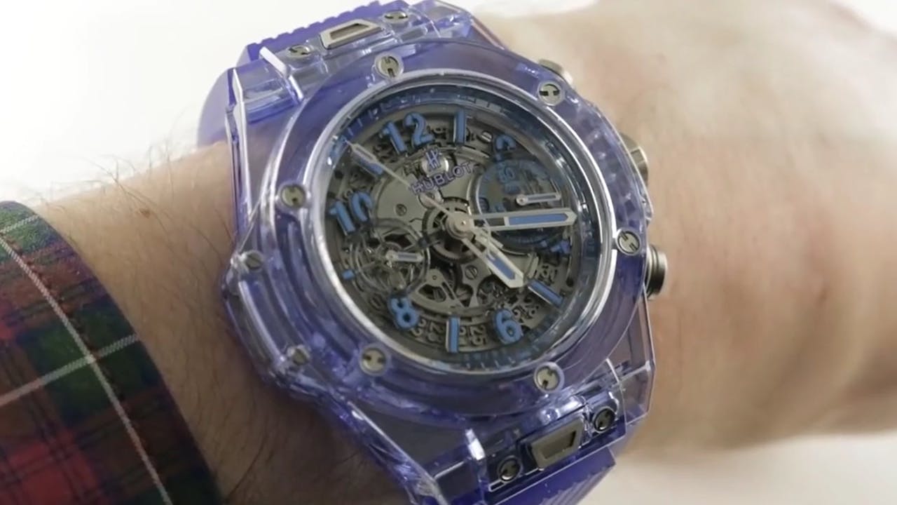 Hublot sales blue sapphire