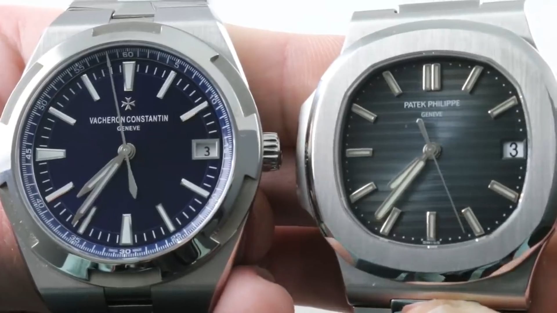 Vacheron Overseas 4500V 110A B128 vs Patek Philippe Nautilus 5711