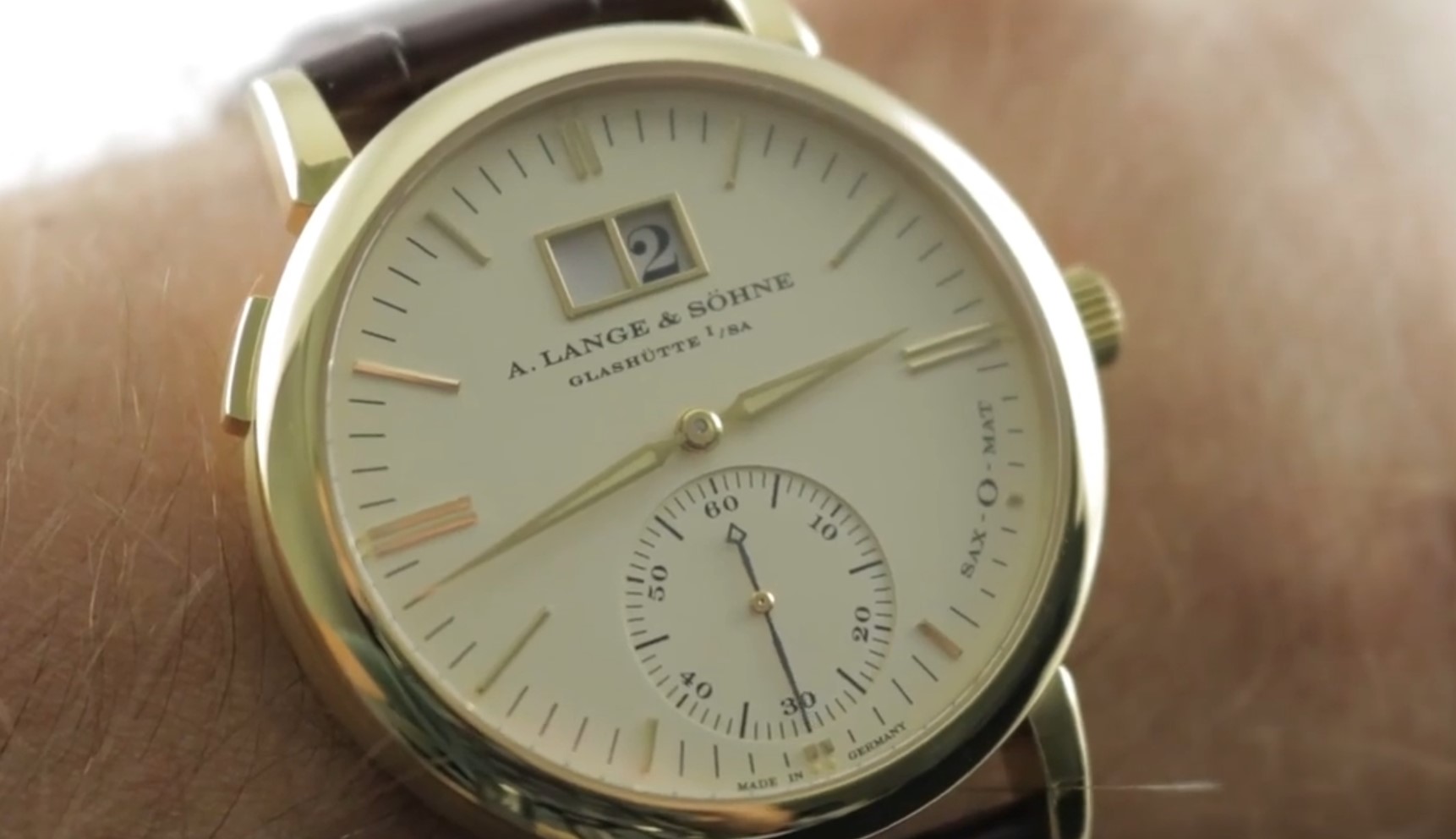 A. Lange & Sohne Saxonia Langematik Big Date (308.021) Review