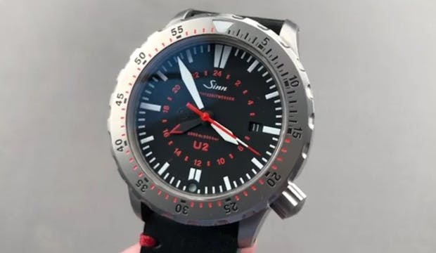 Sinn U2 GMT EZM 5 Diving Watch Missio...
