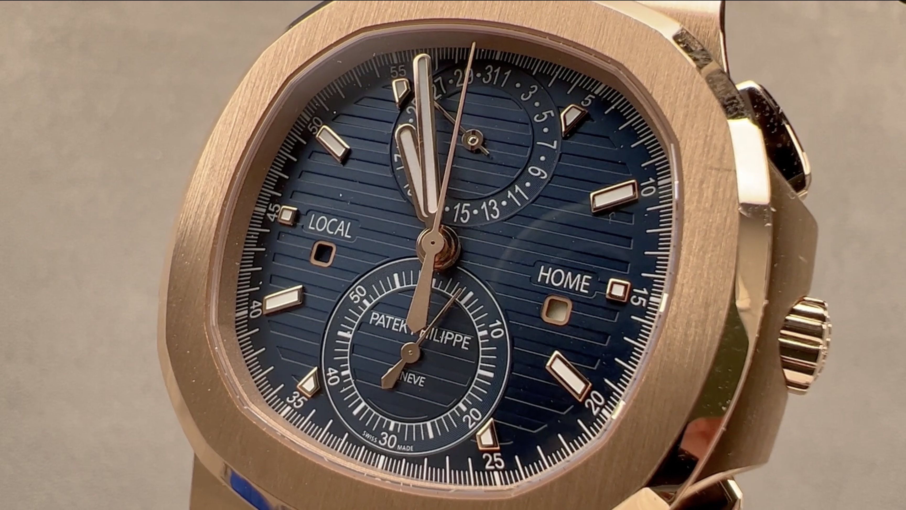 Patek Philippe Nautilus Travel Time Chronograph 5990/1R-001