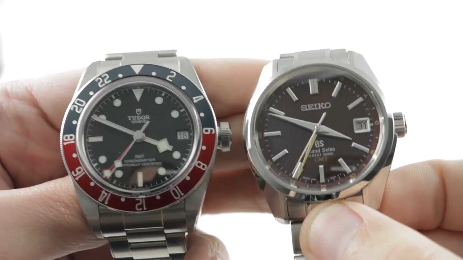 Tudor Black Bay GMT 79830RB versus Grand Seiko Hi Beat 36000 GMT SBGJ021
