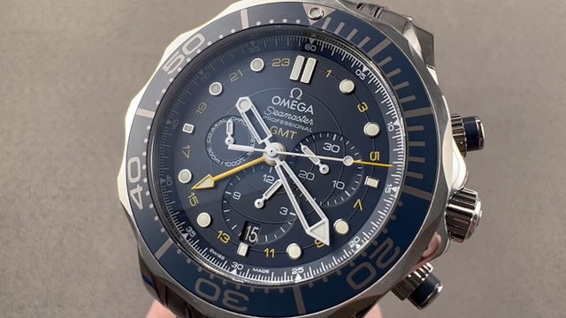 Omega Seamaster Diver 300M GMT Chronograph 212.30.44.52.03.001
