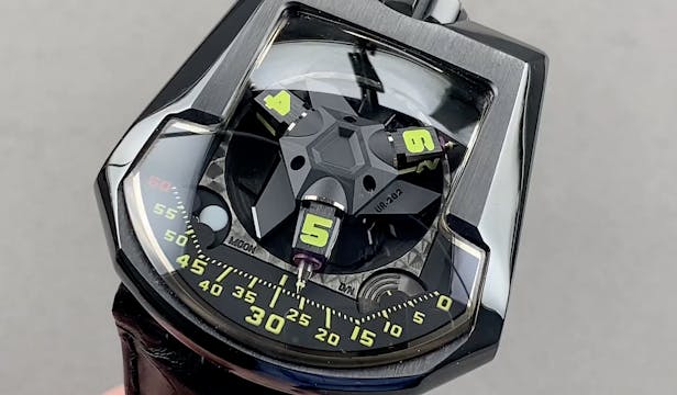 Urwerk UR-202 DLC Black Platinum
