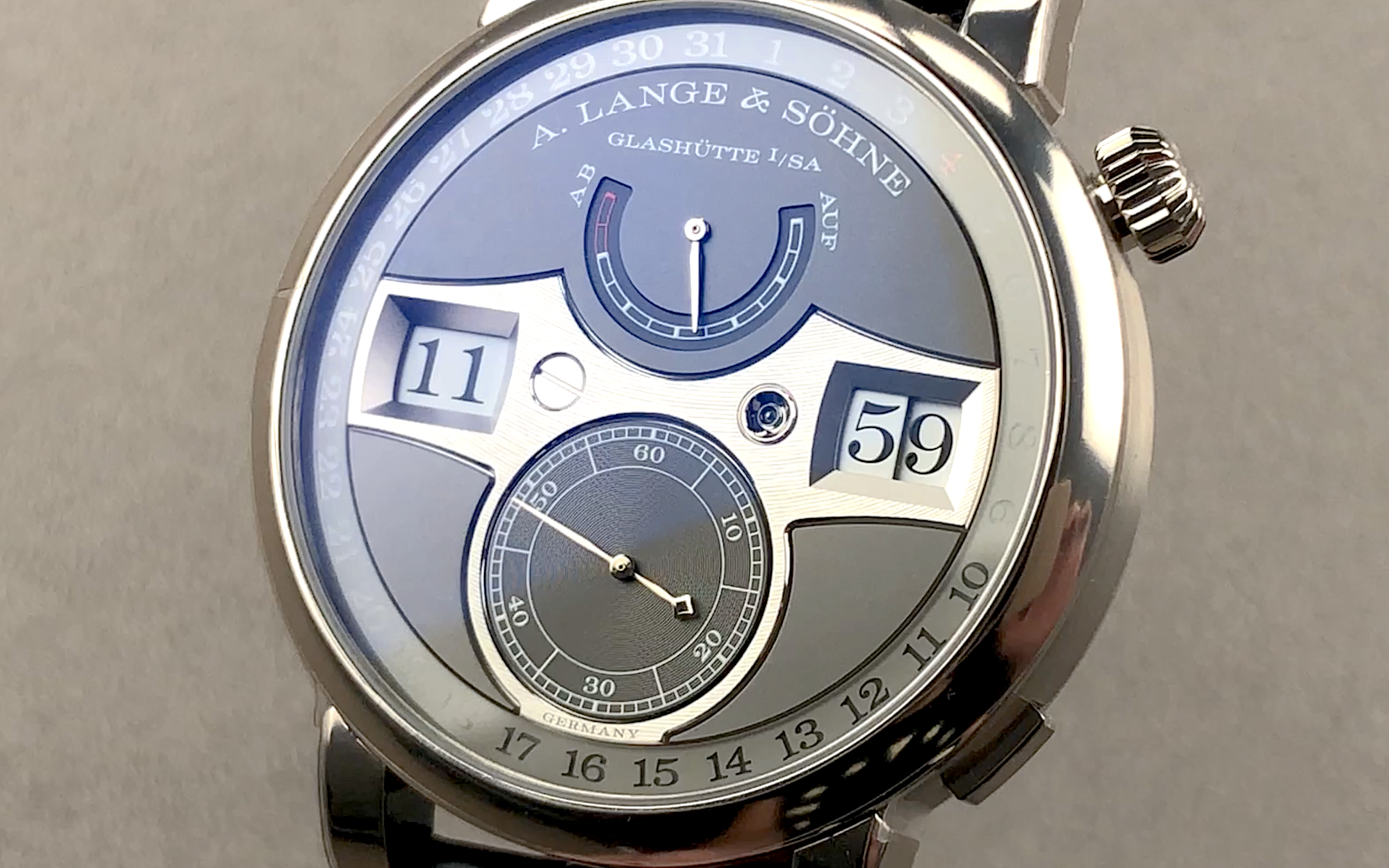 A. Lange & Sohne Zeitwerk Date 148.038