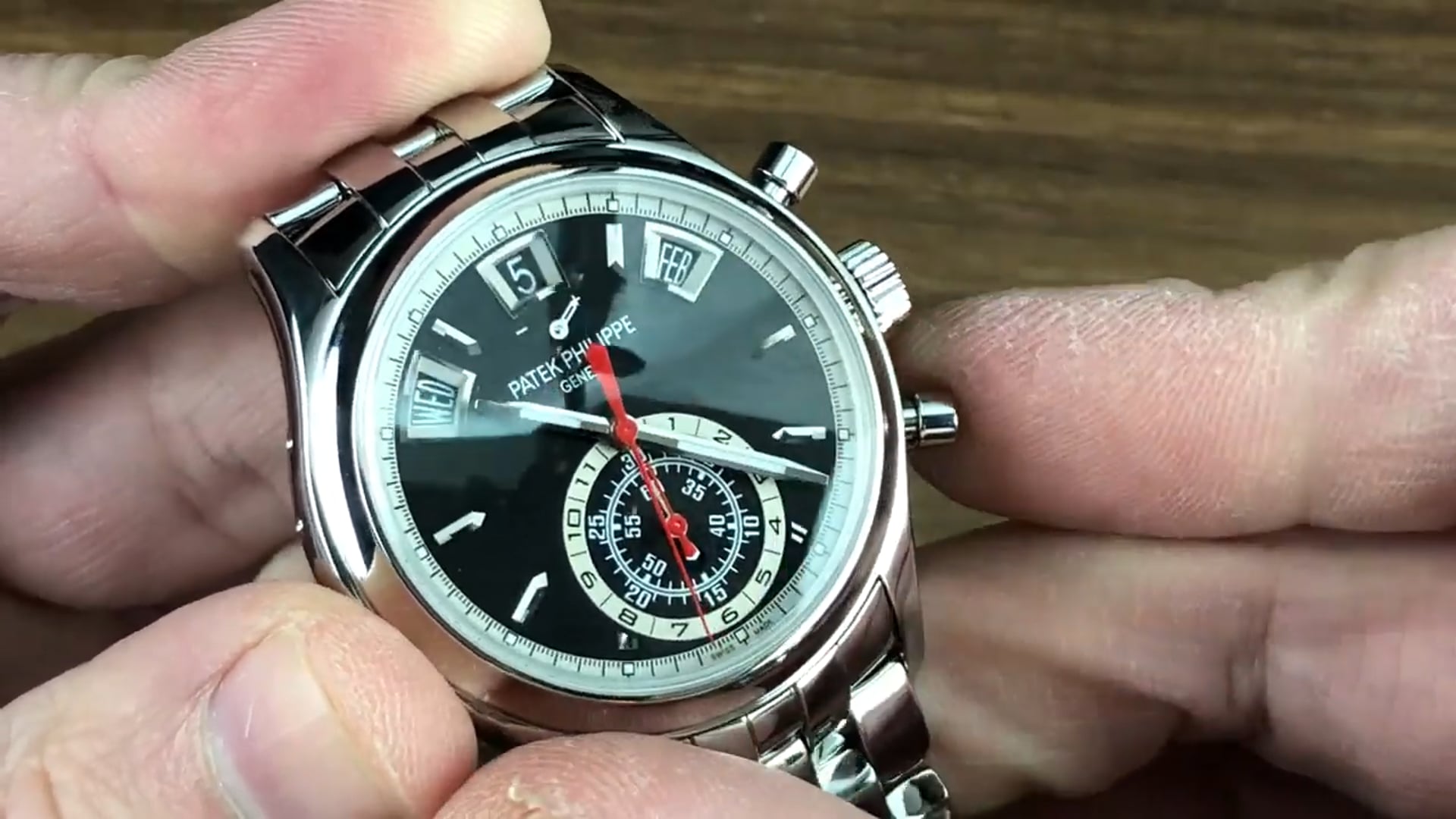 Patek Philippe 5960 1A Ebony Annual Calendar Chronograph 5960 1A 010 Review