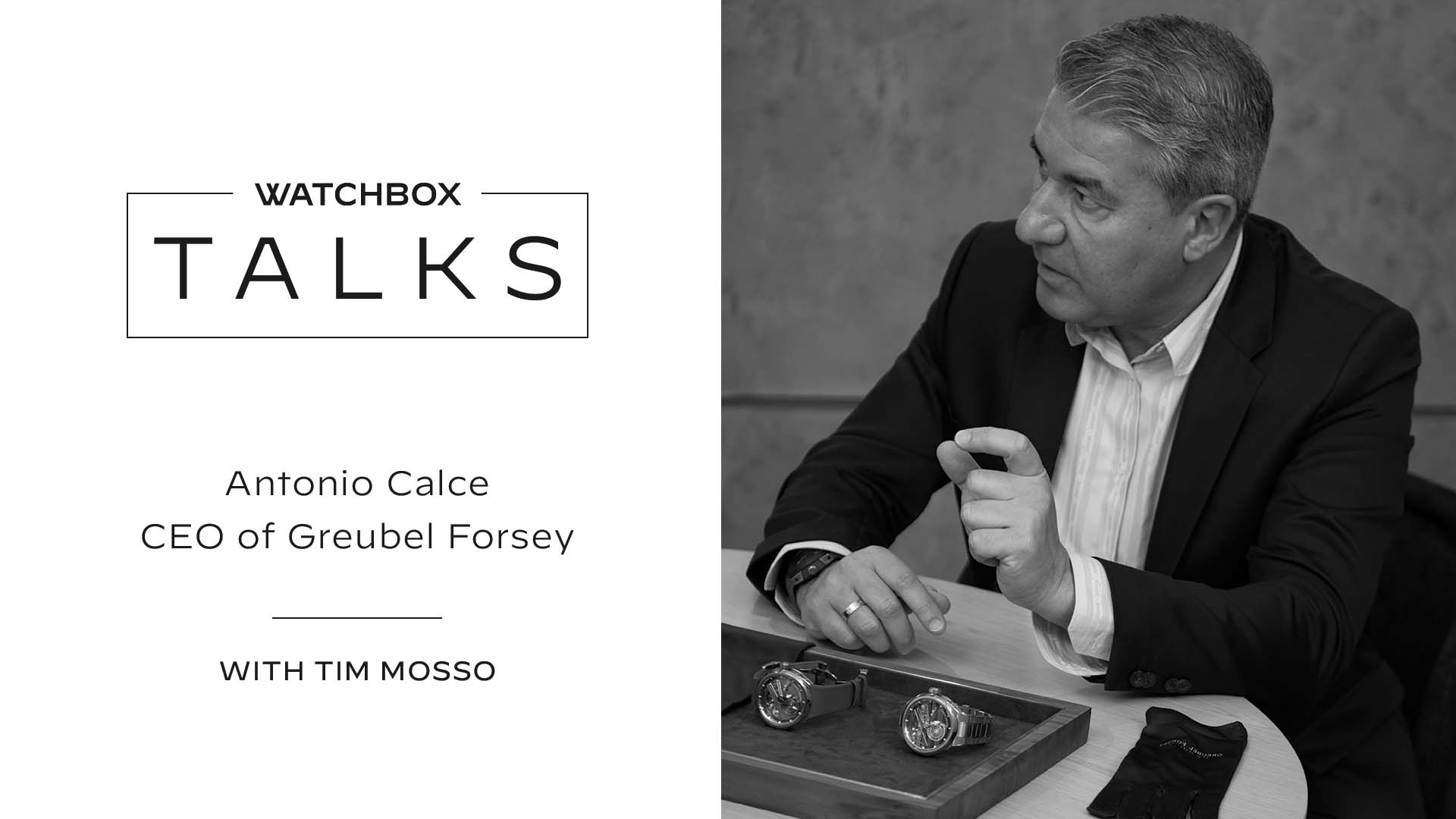 Greubel Forsey CEO Antonio Calce on the Future of the Company