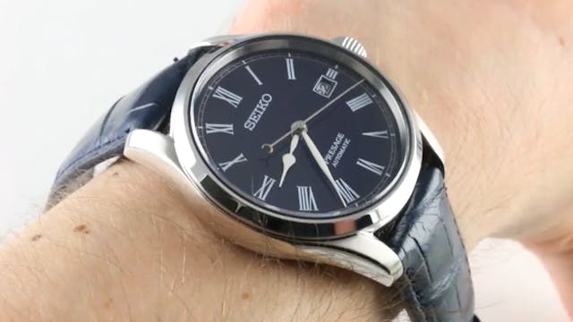 Seiko Presage Blue Enamel Limited Edi...