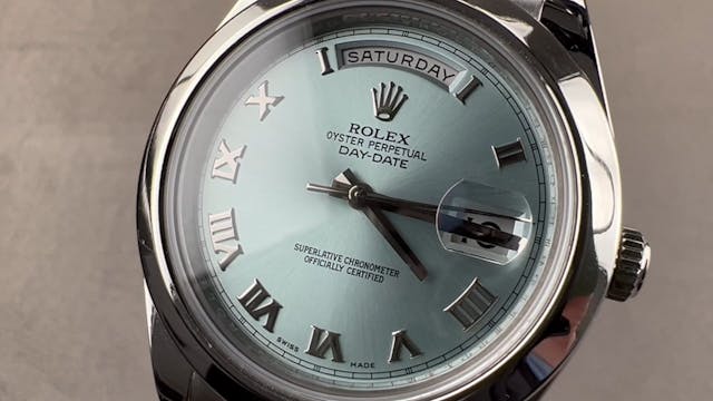 Rolex Day-Date II ICE Blue Platinum 2...
