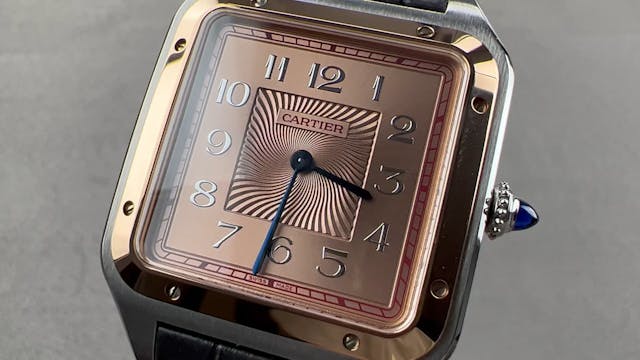 Cartier Santos-Dumont XL Salmon Dial ...