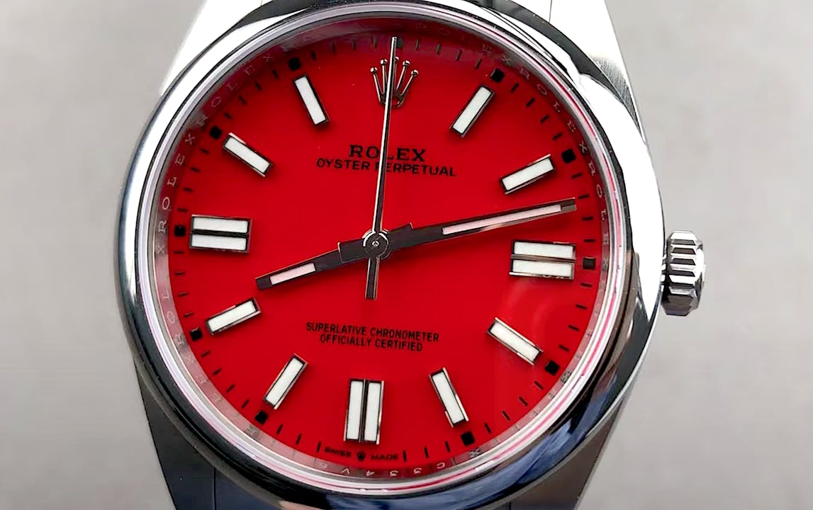 Rolex Oyster Perpetual "Coral Red" 124300 The 1916 Company Studios