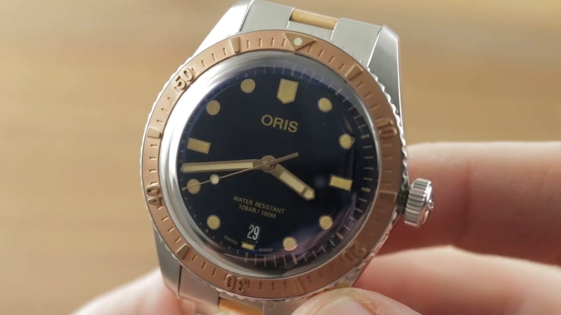 Oris Divers Sixty Five Bronze Stainless Steel 01 733 7707 4355 07 8 20 17 Dive