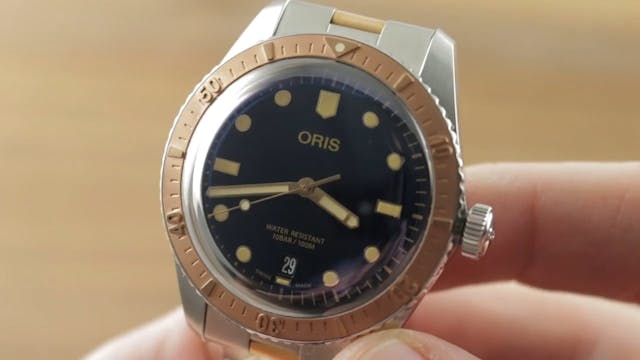 Oris Divers Sixty Five Bronze Stainle...