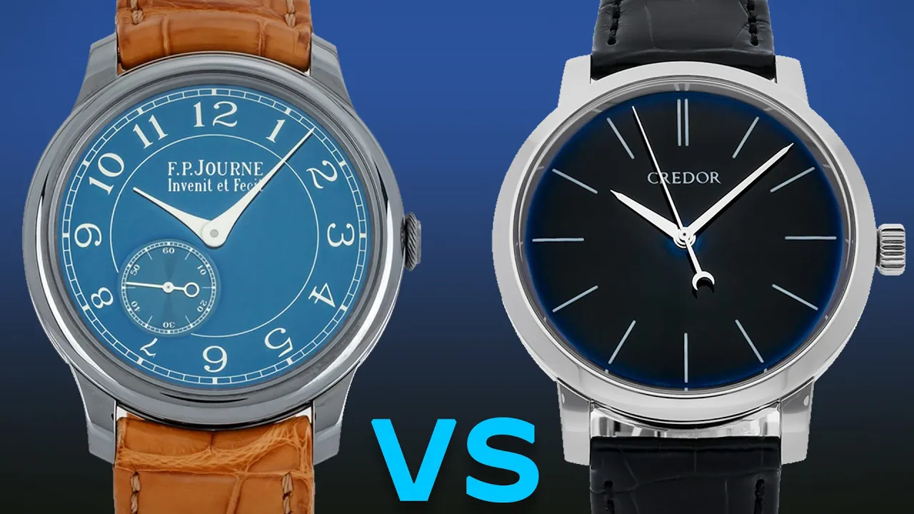 Seiko Credor Eichi II VS F.P. Journe Chronometre Bleu Luxury Watch Comparison