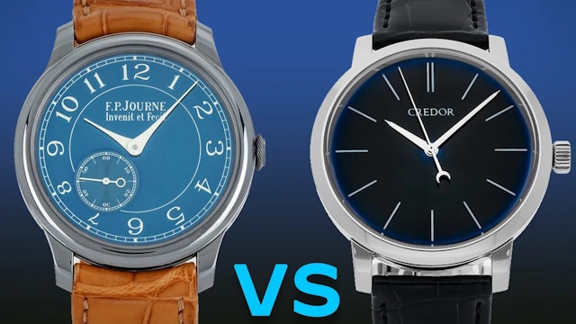 Seiko Credor Eichi II VS F.P. Journe Chronometre Bleu Luxury Watch Comparison