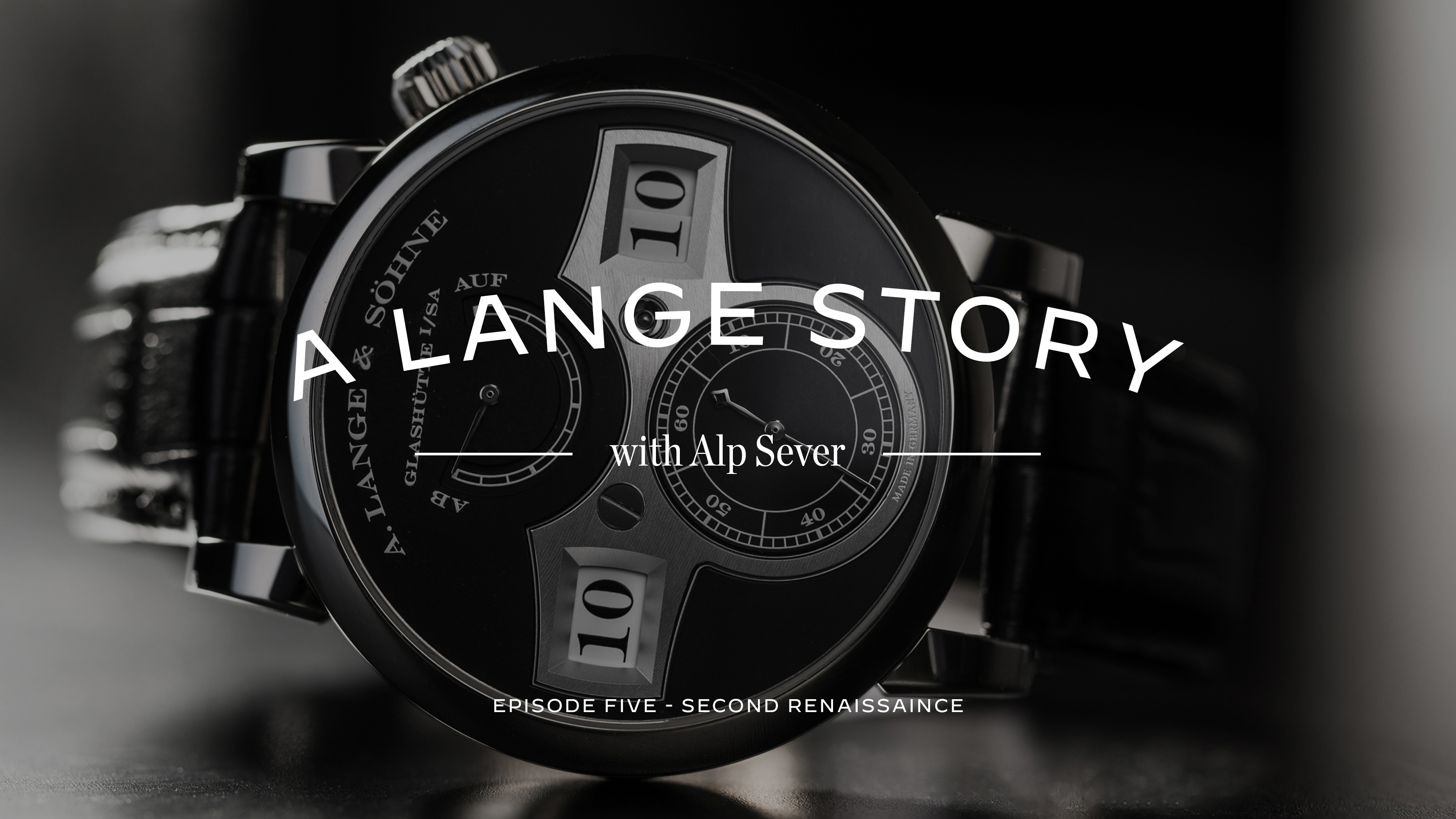 A Lange Story Watchbox Studios