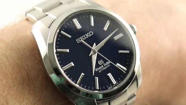 Grand Seiko Automatic Sbgr097 Blue Di...