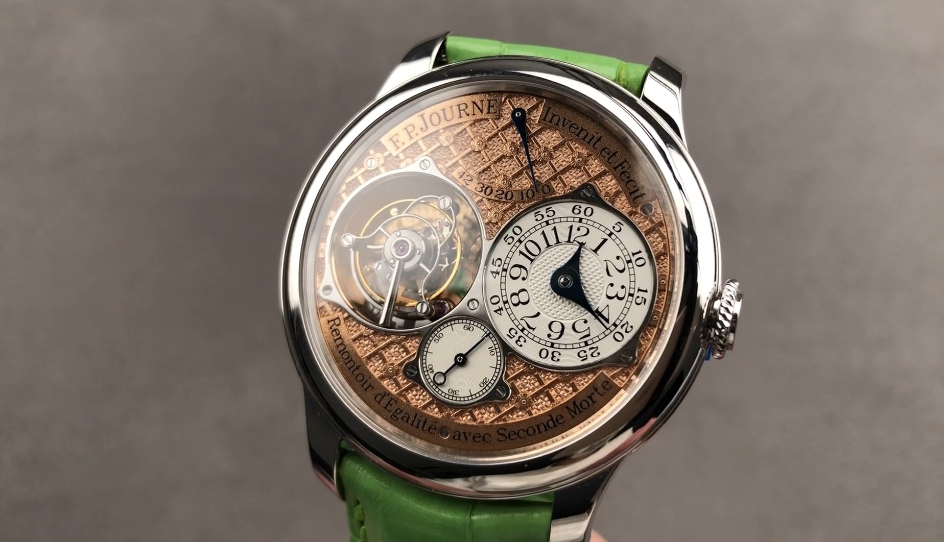 F.P. Journe Platinum Tourbillon Souverain 40mm Engrave