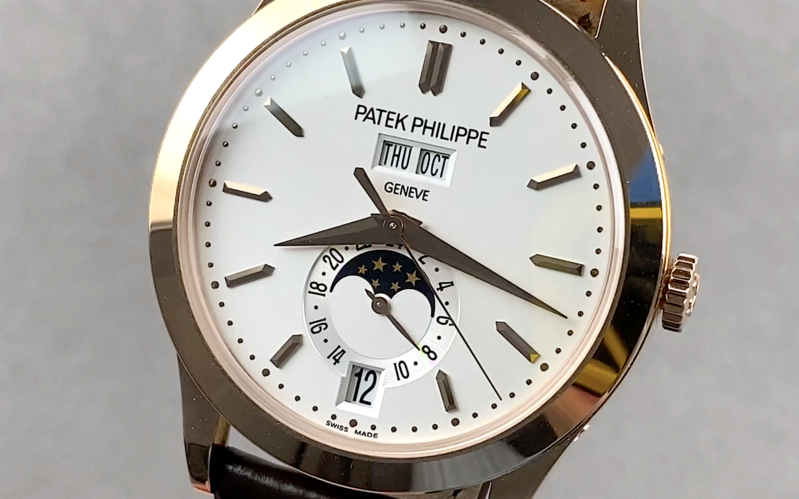 Patek Philippe Complications Annual Calendar Moon Phases 5396R-011