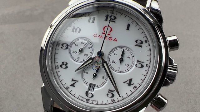 Omega De Ville Chronograph Olympic Collection Turin 2006 4846.20.32