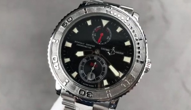 Ulysse Nardin Marine Diver (Dive Watch) 263 55 3 92 Ulysse Nardin Watch Review
