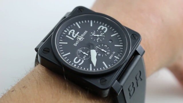 Bell & Ross Aviation Instrument BR 01 Chronograph Ref. Br01 94 Bl Ca Review