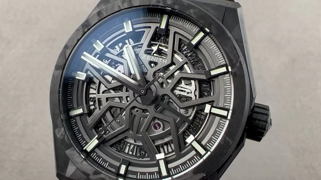 Zenith Defy Classic Black Carbon Fiber 10.9001.670/80.M9000 - Zenith ...