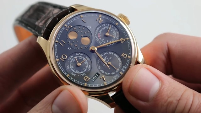 IWC Portugieser Perpetual Calendar Double Moon Ref. IW5034-04 Watch Review