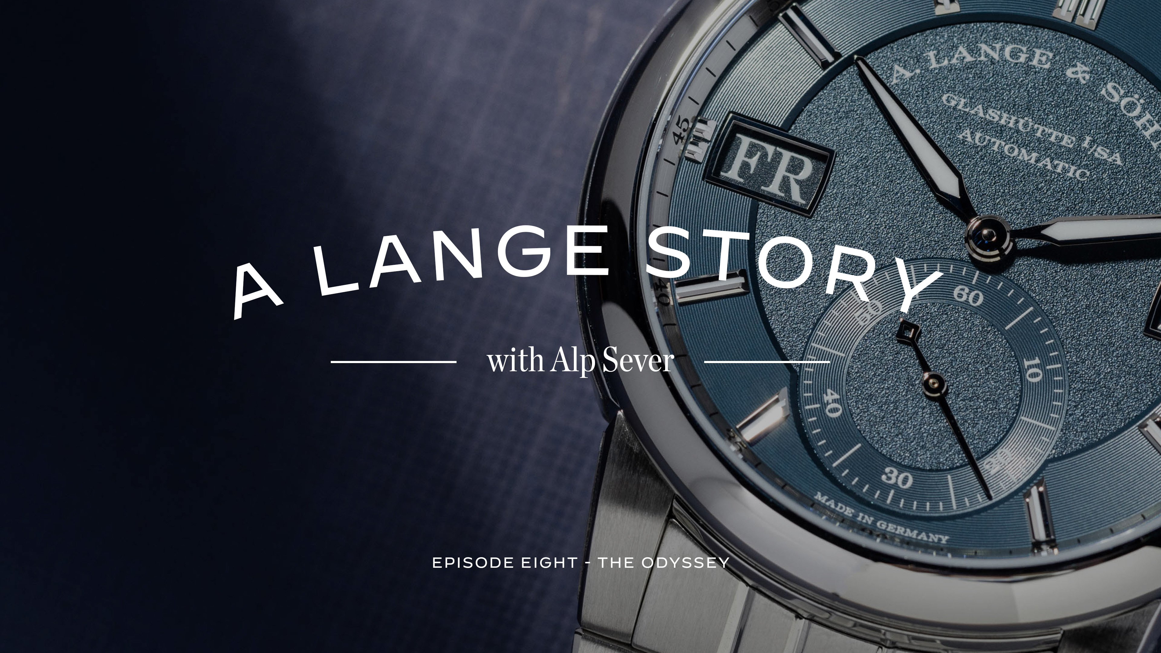 A Lange Story Watchbox Studios