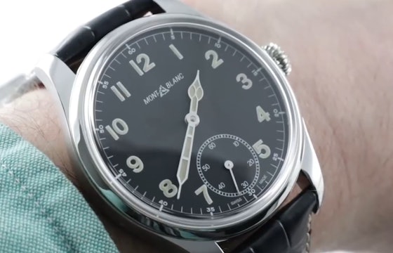 Montblanc 1858 Manual Small Seconds Limited Edition (113860) Review
