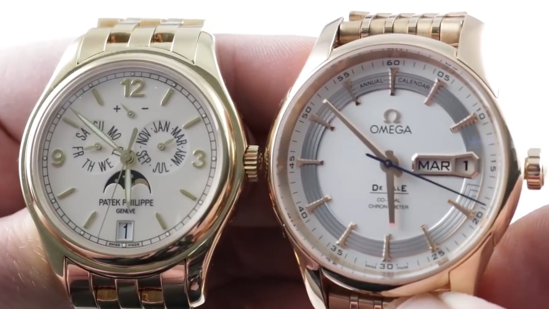 Omega Hour Vision 431.60.41.22.02.001 vs Patek Philippe 5235 1J 001