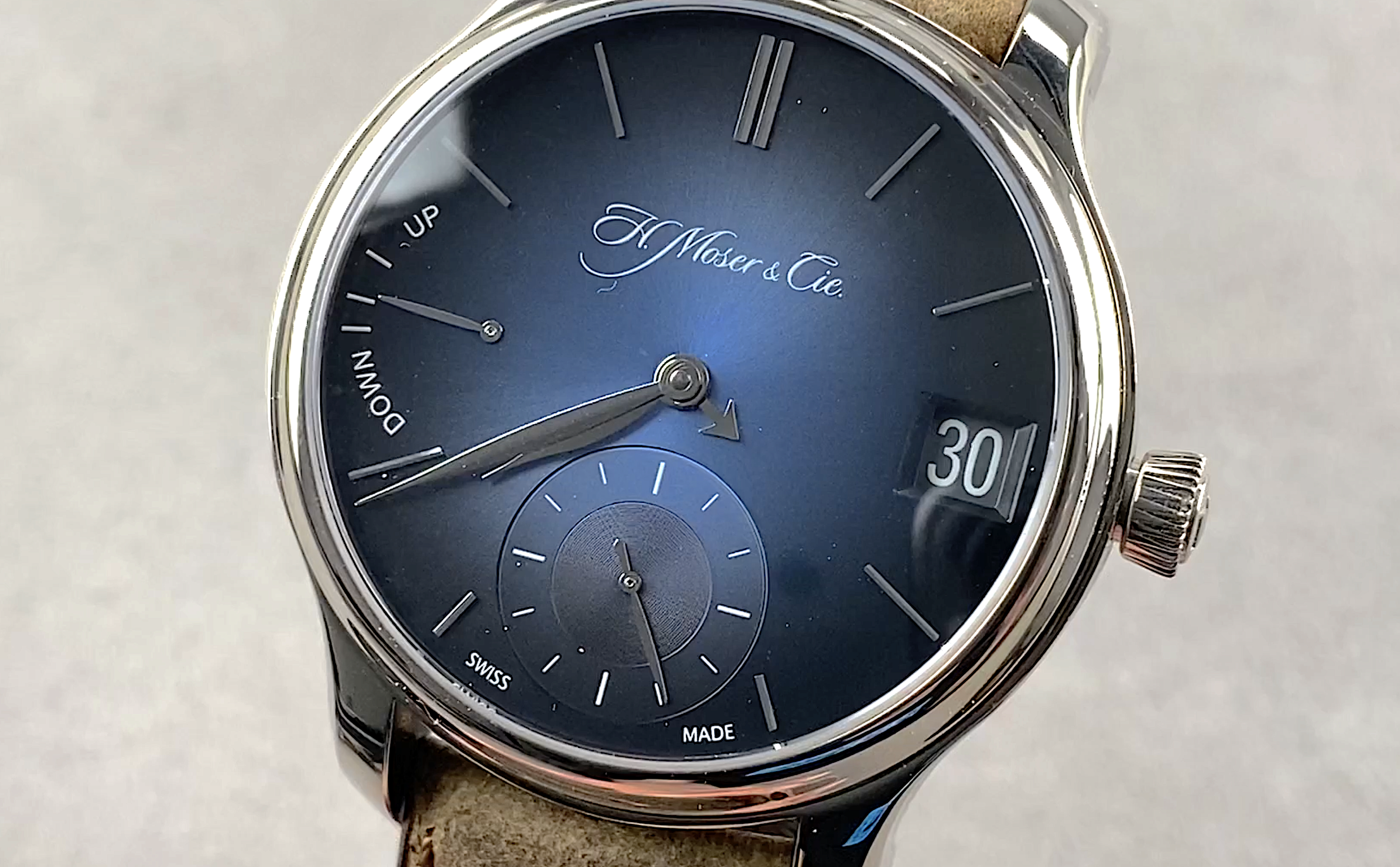 H. Moser & Cie Endeavour Perpetual Calendar "Funky Blue" 1341-0207
