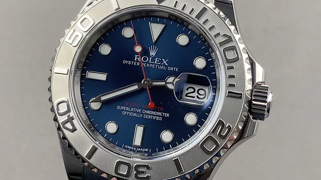 Rolex Blue Dial Yacht-Master 116622 Review - WatchBox Studios