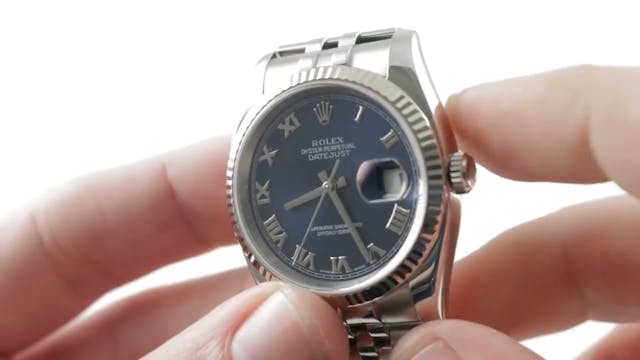 Rolex Datejust Blue Dial Stainless St...