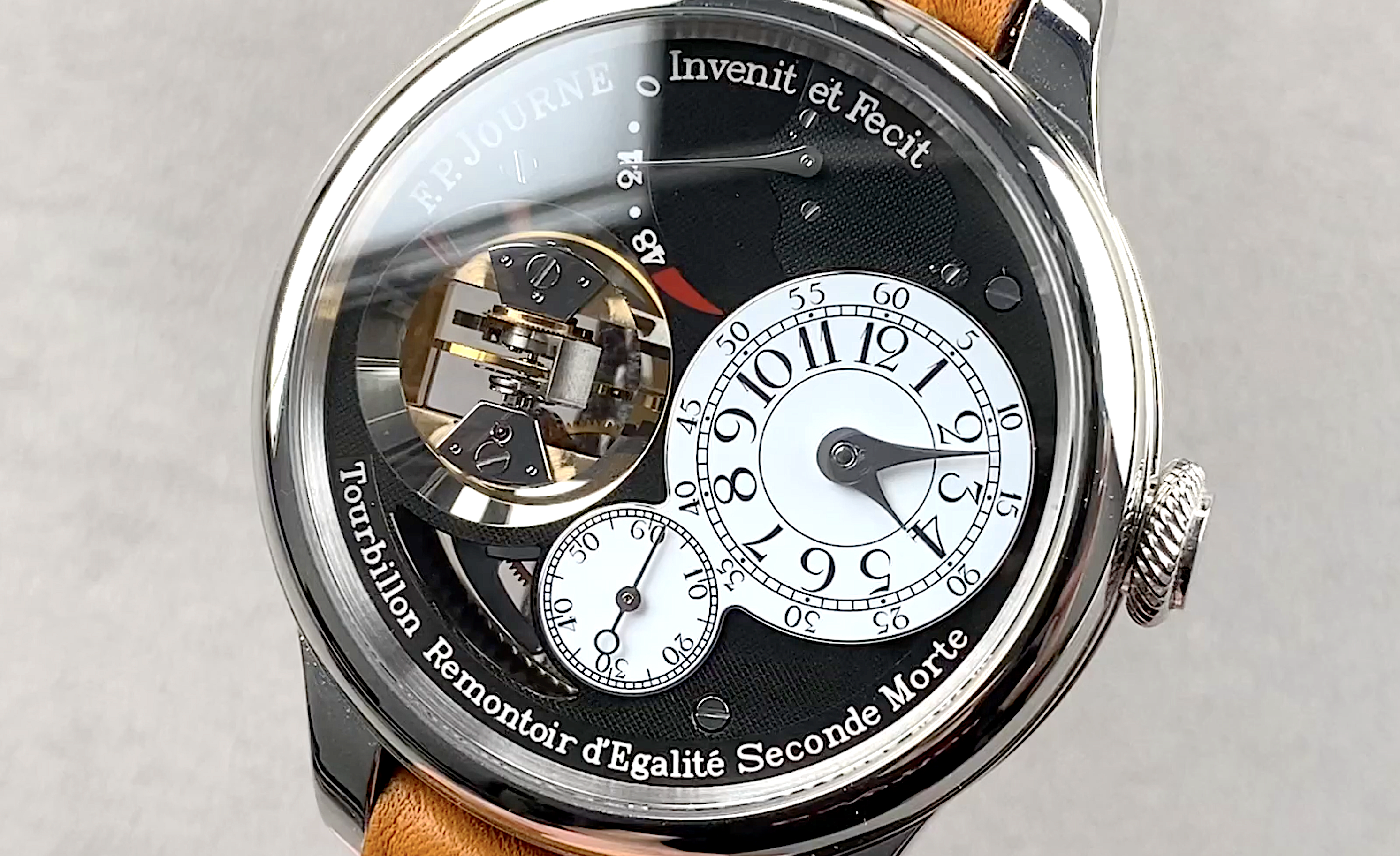 F.P.Journe Tourbillon Souverain Vertical Black Label