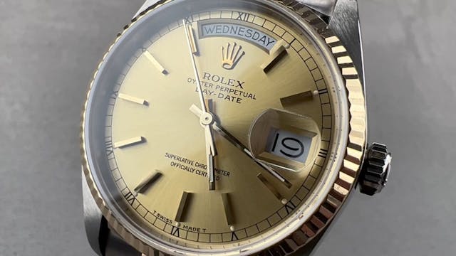 Vintage Rolex Day-Date "Tridor" 18039BIC