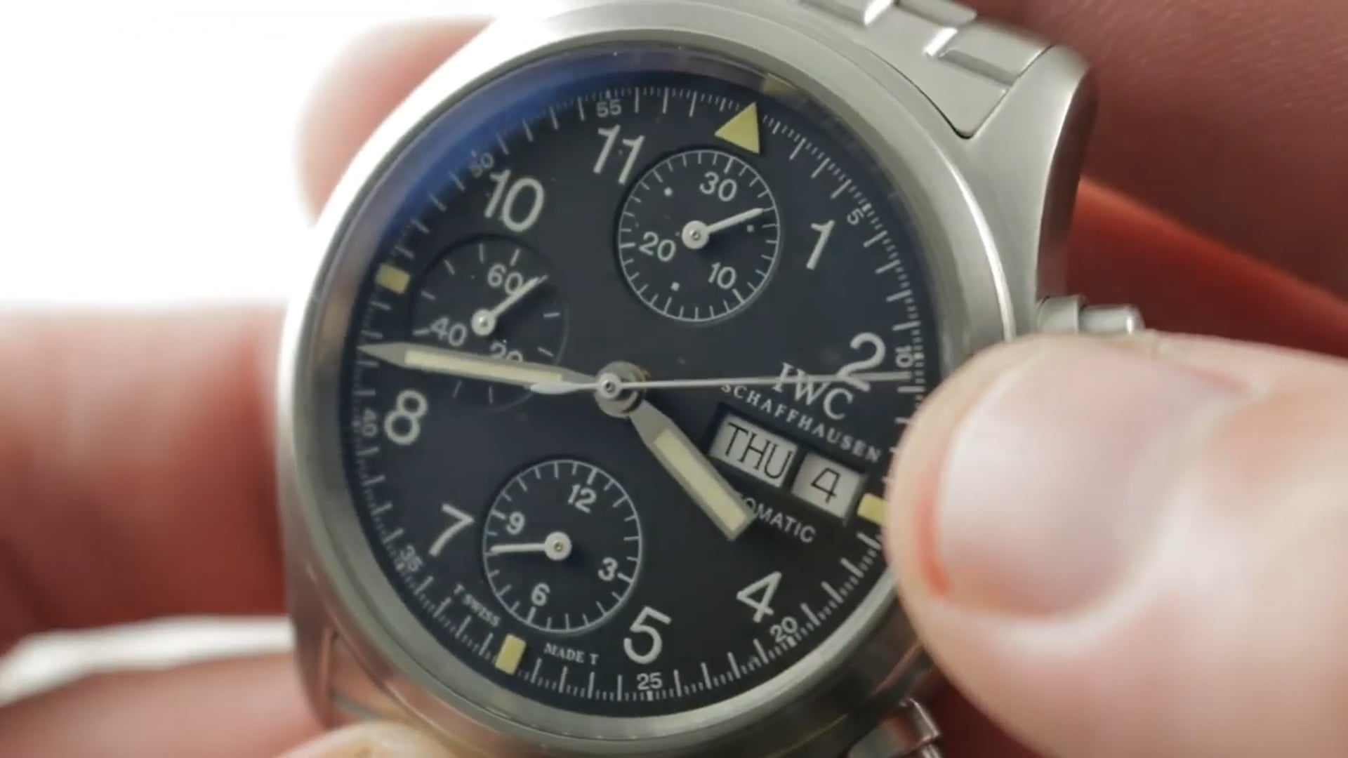IWC Pilots Watch Chronograph 3706-03 Vintage Watch Review