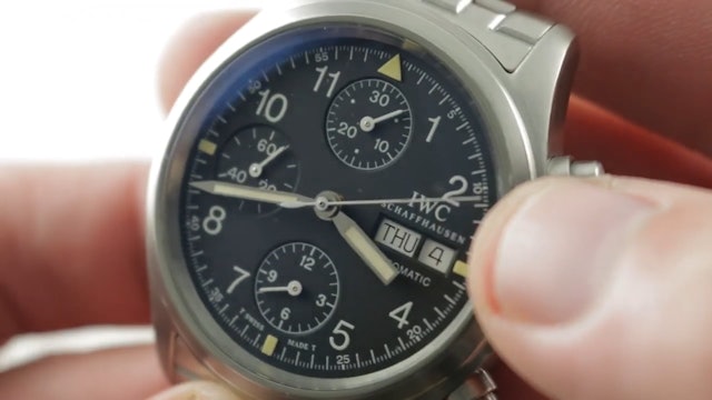 IWC Pilots Watch Chronograph 3706-03 Vintage Watch Review