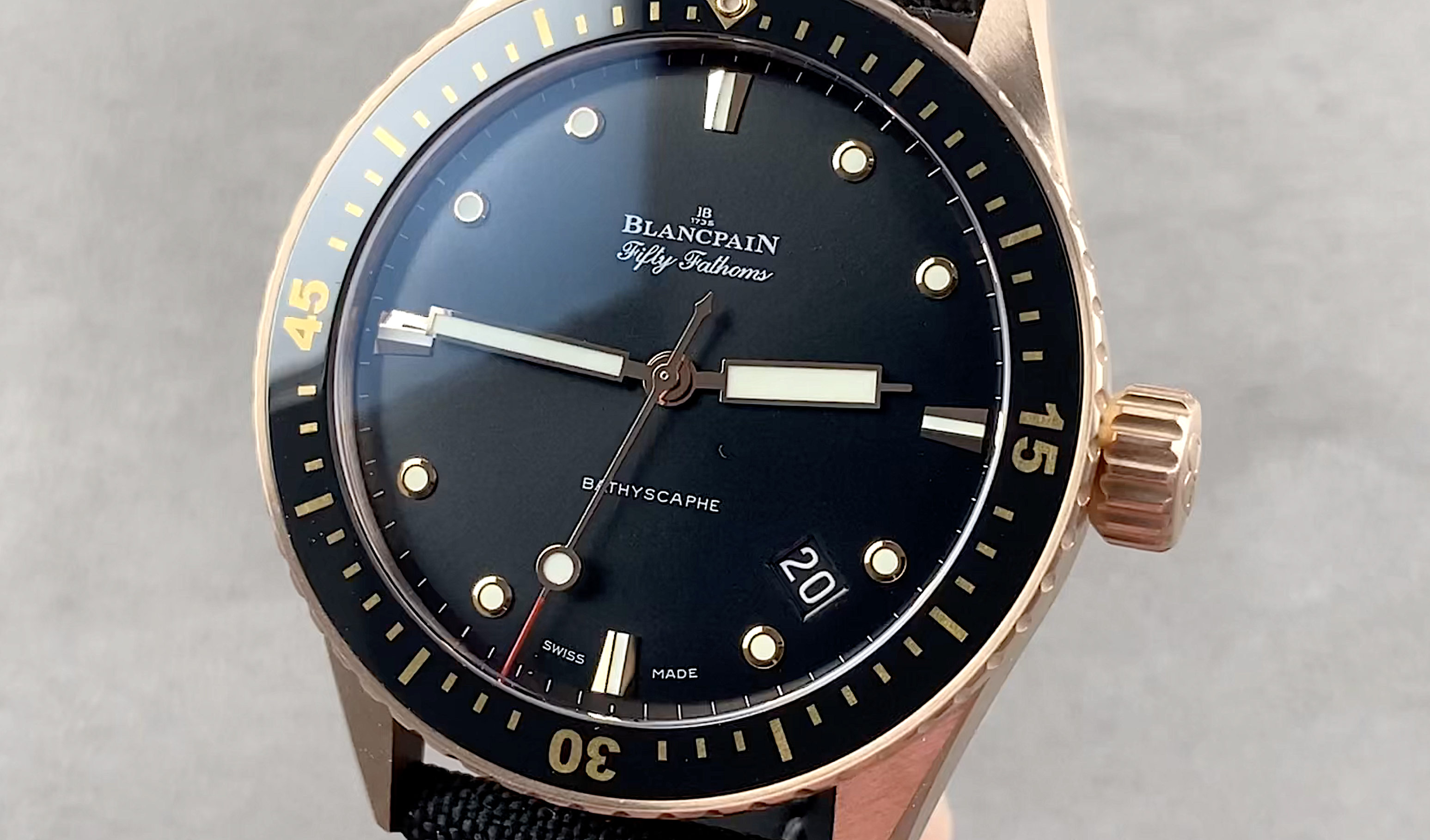 Blancpain Fifty Fathoms Bathyscaphe 5000-36S30-B52A